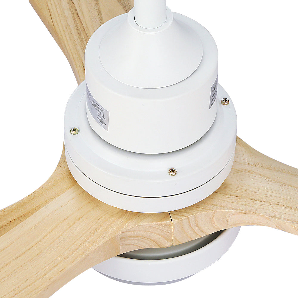 Devanti 52'' Ceiling Fan LED Light Remote Control Wooden Blades Timer Fans | Auzzi Store