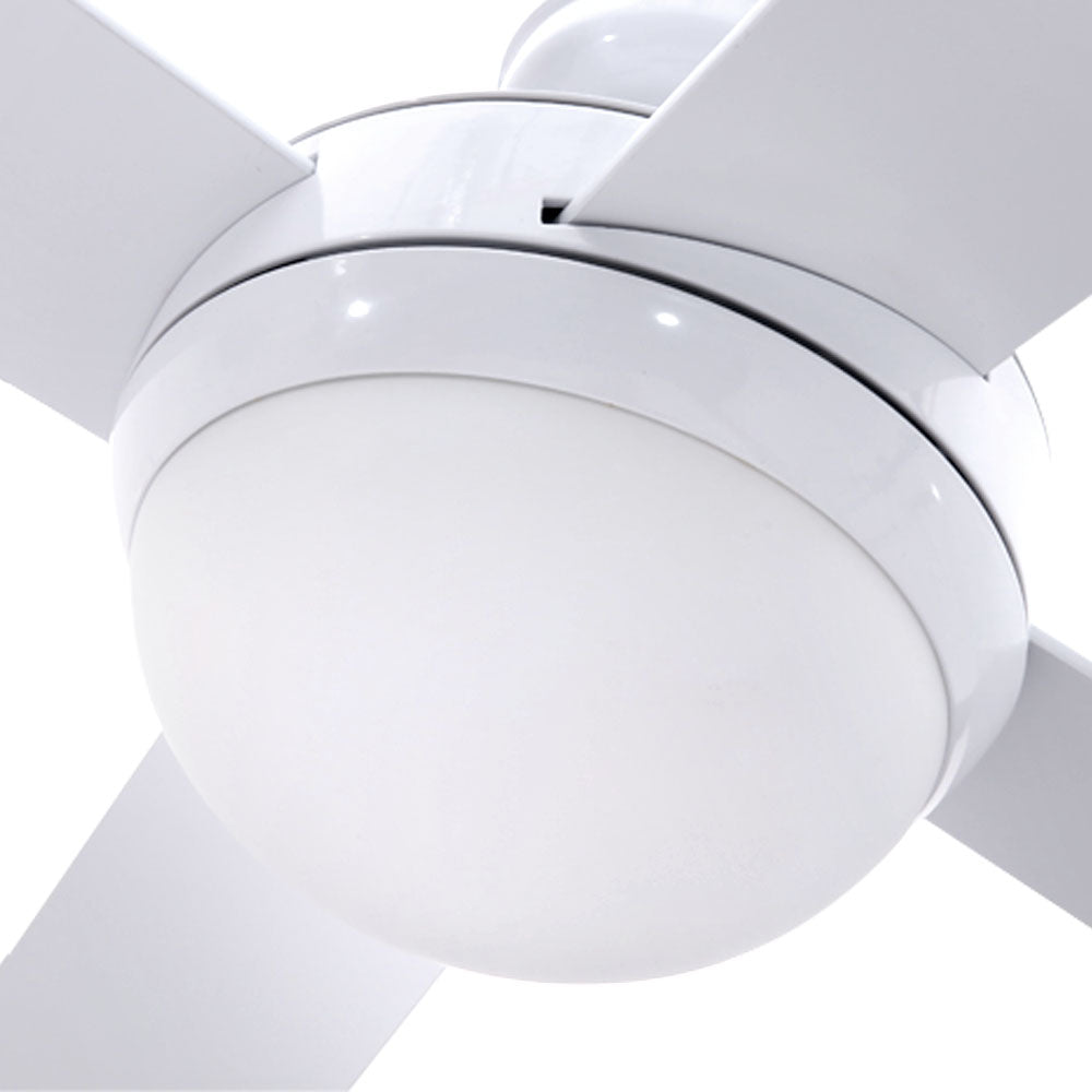 Devanti 52'' Ceiling Fan w/Light w/Remote Timer - White | Auzzi Store