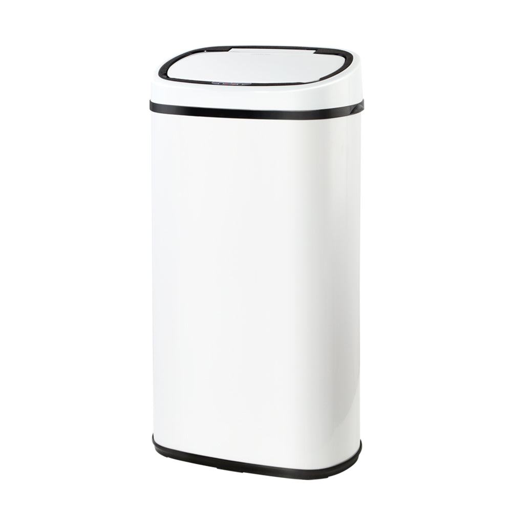 Devanti 58L Sensor Bin White | Auzzi Store