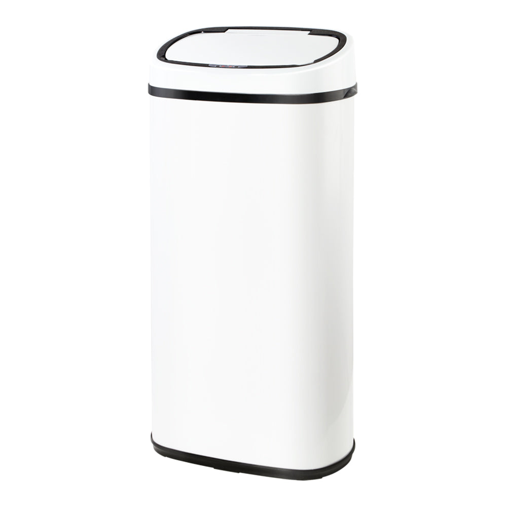 Devanti 68L Sensor Bin White | Auzzi Store