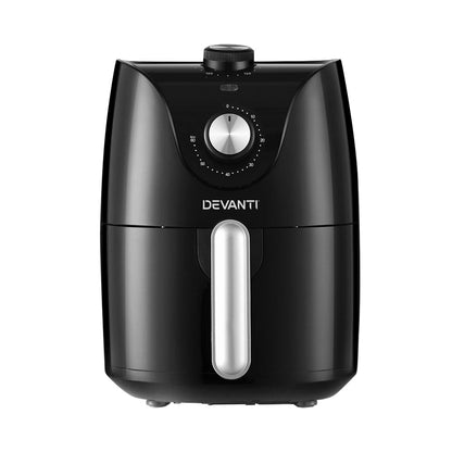 Devanti Air Fryer 2.5L Electric Fryers Airfryer Healthy Cooker Oil Free Kitchen | Auzzi Store