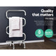 Devanti Electric Heated Towel Rail Rack Rails Freestanding 5 Bars | Auzzi Store