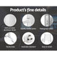 Devanti Electric Heated Towel Rail Rails Warmer Rack Aluminium 6 Bars | Auzzi Store