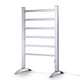 Devanti Electric Heated Towel Rail Rails Warmer Rack Aluminium 6 Bars | Auzzi Store