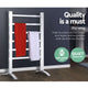 Devanti Electric Heated Towel Rail Rails Warmer Rack Aluminium 6 Bars | Auzzi Store