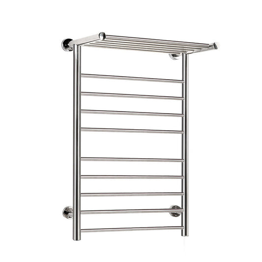 Devanti Electric Heated Towel Rail Warmer Heater Rails Rack Wall Mounted 14 Bar | Auzzi Store