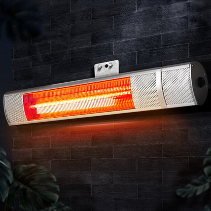 Devanti Electric Infrared Strip Heater Radiant Heaters Reamote control 2000W | Auzzi Store