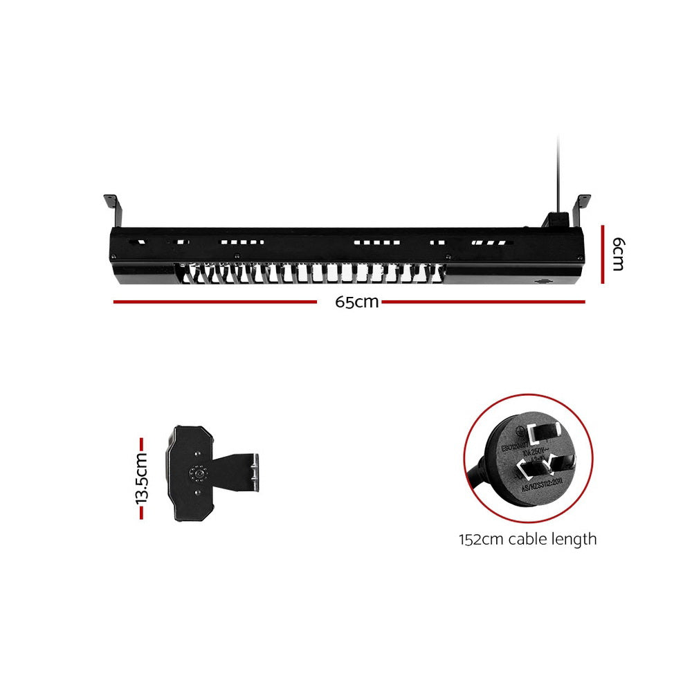 Devanti Electric Strip Heater Infrared Radiant Heaters Reamote control 2000W | Auzzi Store