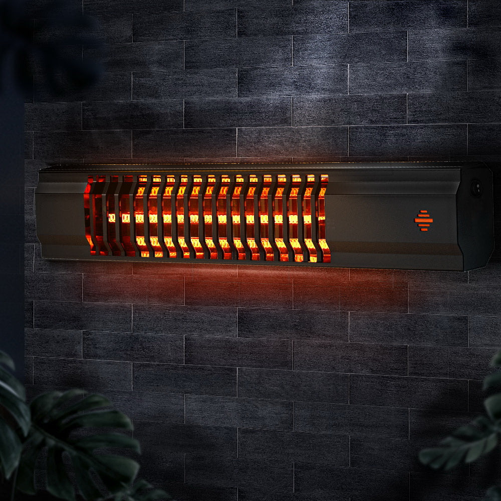 Devanti Electric Strip Heater Infrared Radiant Heaters Reamote control 2000W | Auzzi Store