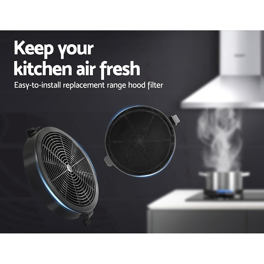 Devanti Pyramid Range Hood Rangehood Carbon Charcoal Filters Replacement For Ductless Ventless | Auzzi Store