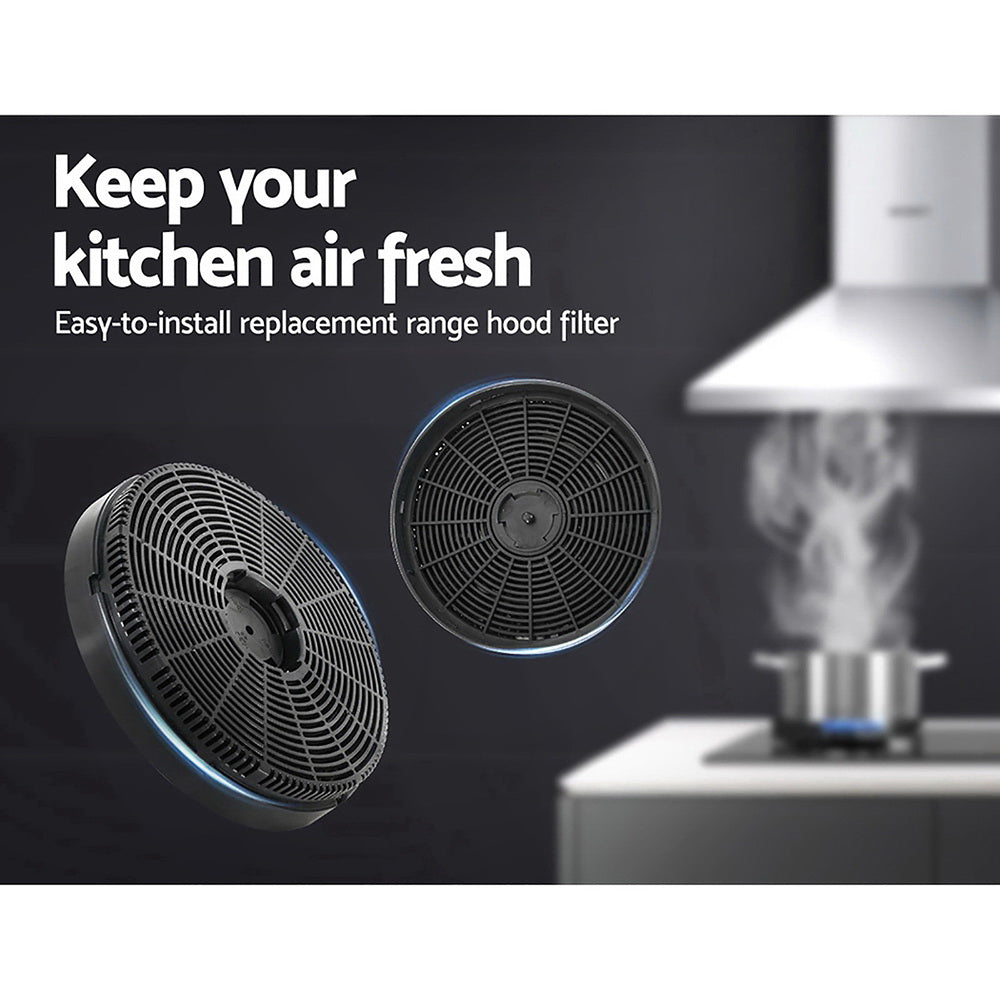 Devanti Range Hood Rangehood Carbon Charcoal Filters Under Cupboard Replacement For Ductless Ventless | Auzzi Store