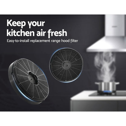 Devanti Range Hood Rangehood Carbon Charcoal Filters Under Cupboard Replacement For Ductless Ventless | Auzzi Store