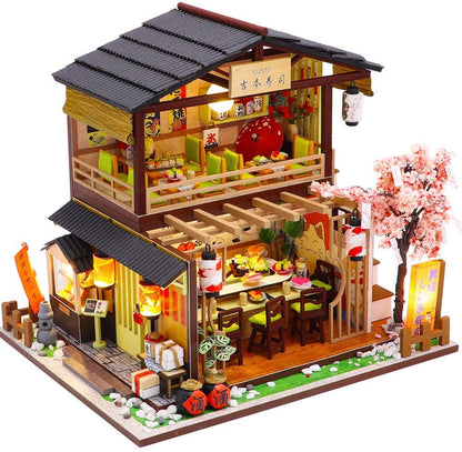 Dollhouse Miniature with Furniture Kit Plus Dust Proof and Music Movement - Asia (1:24 Scale Creative Room Idea) | Auzzi Store