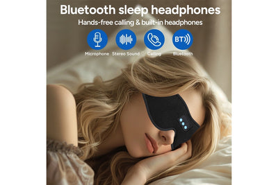 Bluetooth Sleep Mask with Built-In Headphones