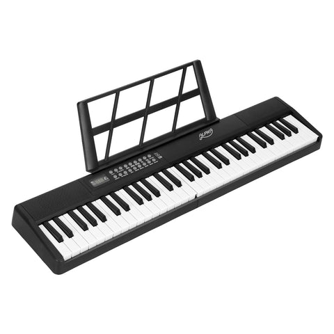 Alpha 61 Keys Foldable Electronic Piano Keyboard Digital Electric w/ Carry Bag - Auzzistore