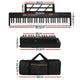 Alpha 61 Keys Foldable Electronic Piano Keyboard Digital Electric w/ Carry Bag – view 2