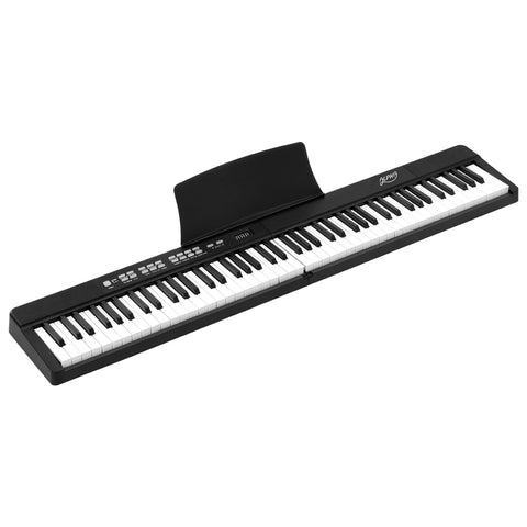Alpha 88 Keys Foldable Electronic Piano Keyboard Digital Electric w/ Carry Bag - Auzzistore