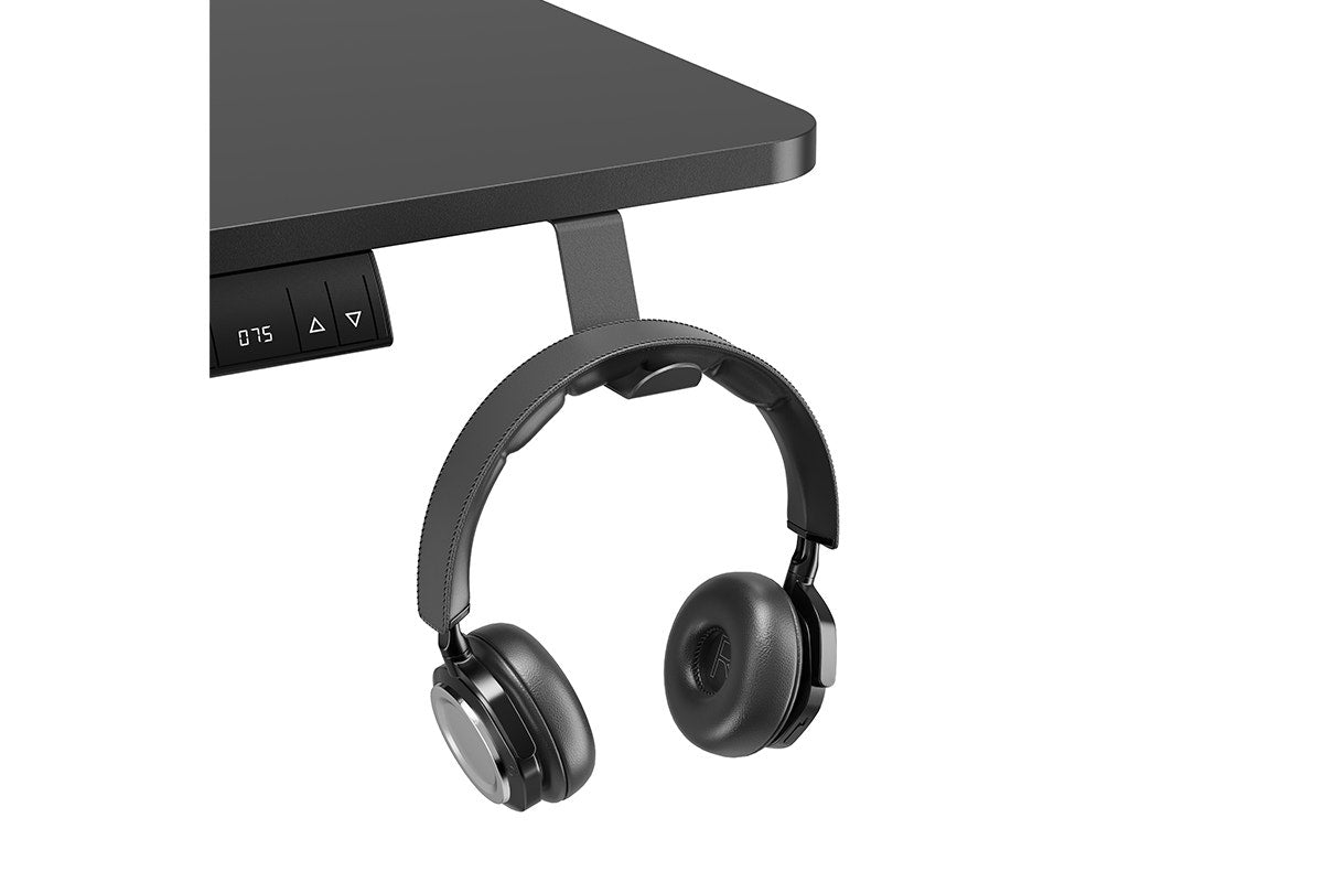 Ergolux Electric Dual Motor Standing Desk 140 x 70cm (Black)