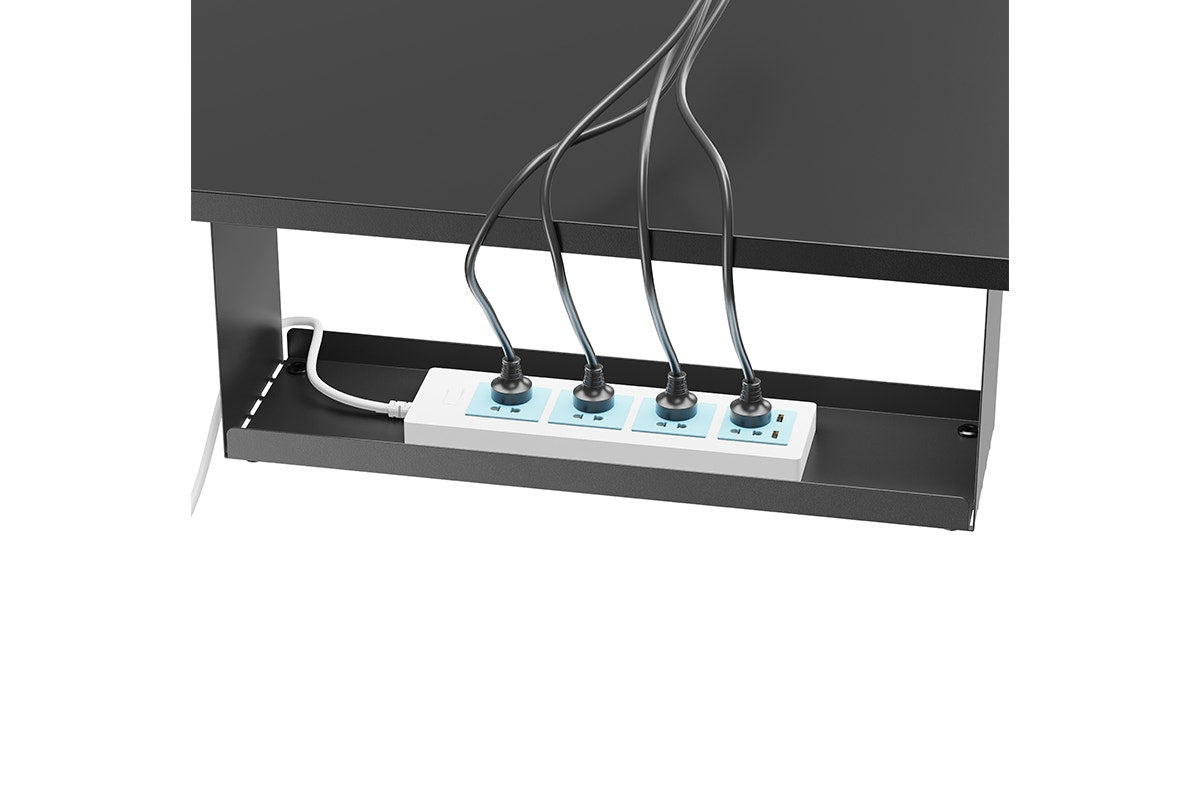 Ergolux Electric Dual Motor Standing Desk 140 x 70cm (Black)