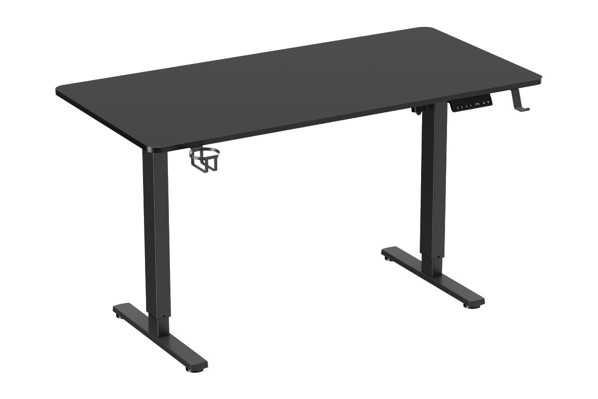 Ergolux Electric Dual Motor Standing Desk 140 x 70cm (Black)