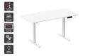 Ergolux Electric Dual Motor Standing Desk 140 x 70cm - White
