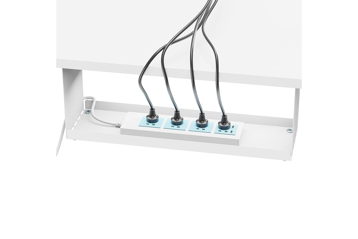 Ergolux Electric Dual Motor Standing Desk 140 x 70cm (White)