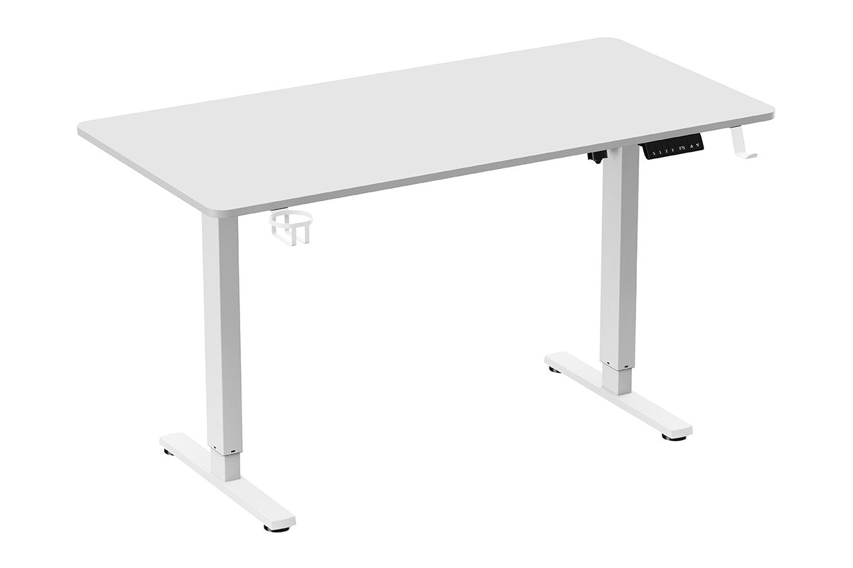 Ergolux Electric Standing Desk 140 x 70cm (White/White)