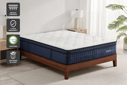 Ergolux Cooling Luxe Pocket Spring Mattress (Queen)