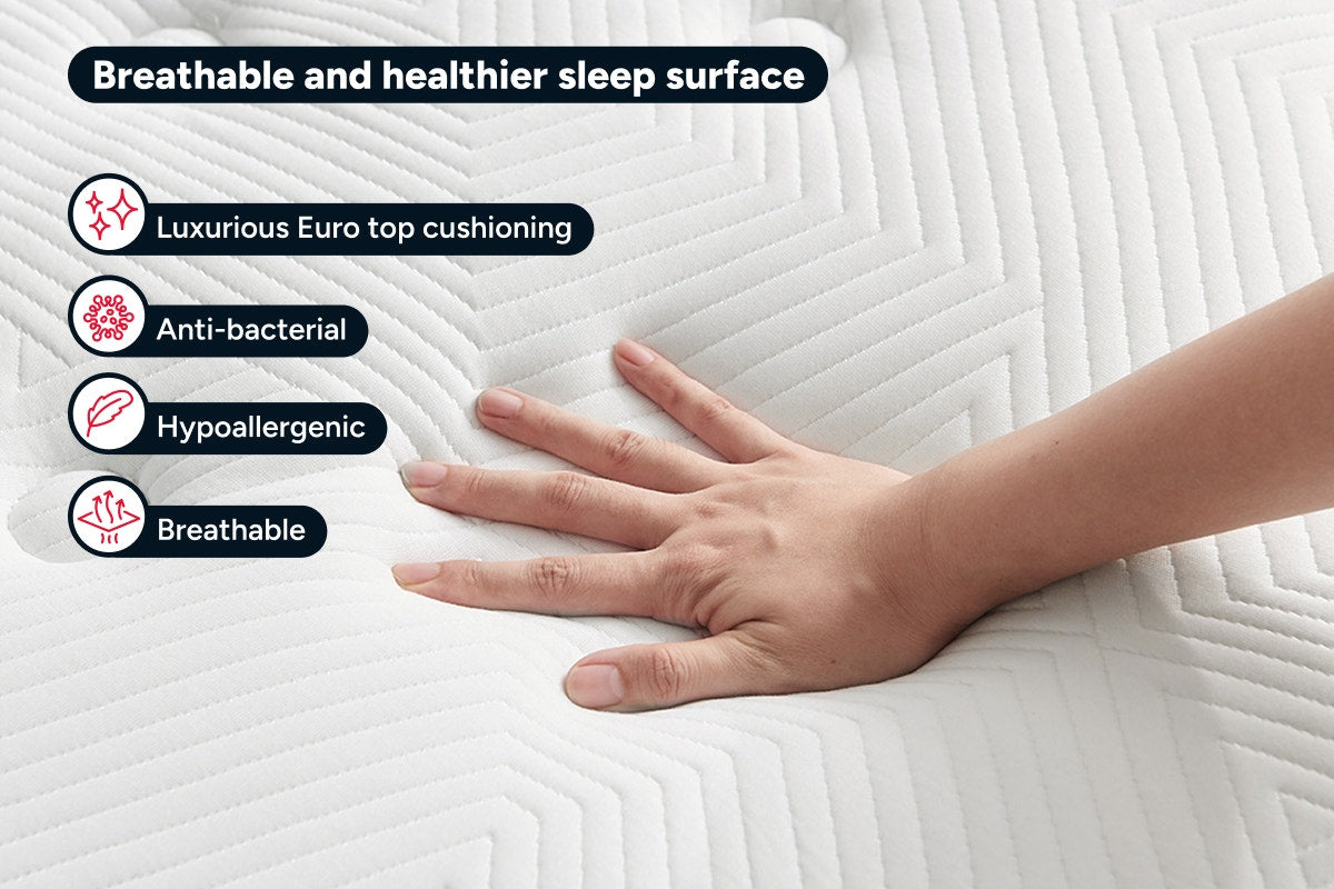 Ergolux Cooling Luxe Pocket Spring Mattress (Queen)