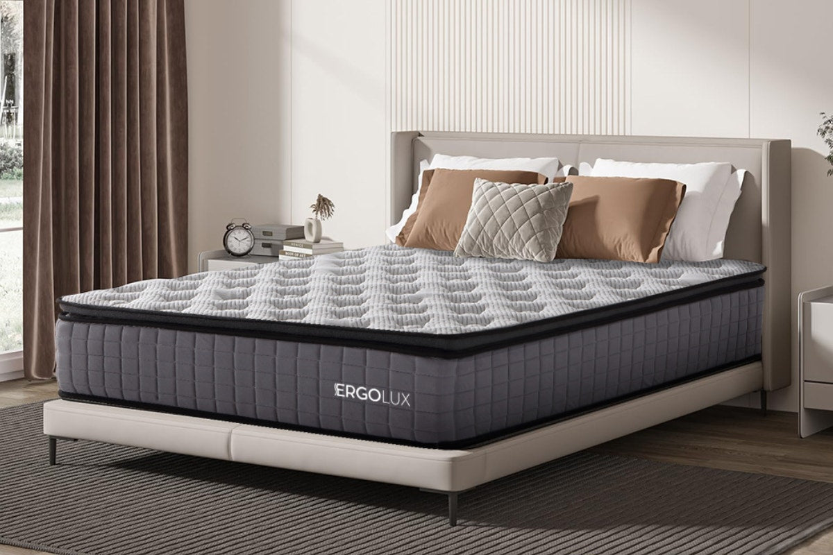 Ergolux 34cm Bamboo Euro Top Mattress (Double)