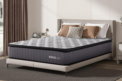 Ergolux 34cm Bamboo Euro Top Mattress (Queen)