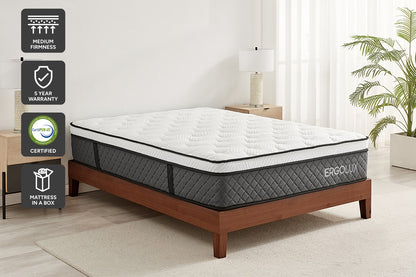 Ergolux Luxe Pocket Spring Mattress (King Single)
