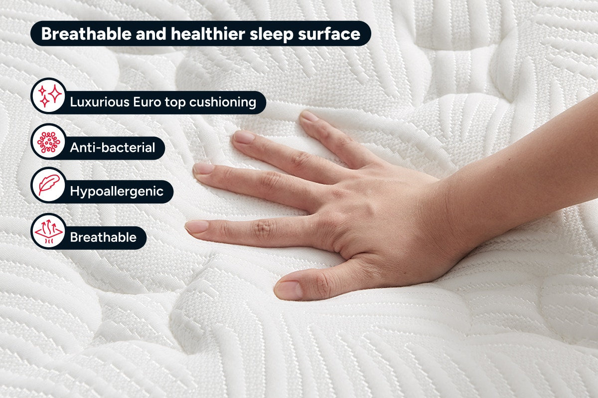 Ergolux Luxe Pocket Spring Mattress (Single)