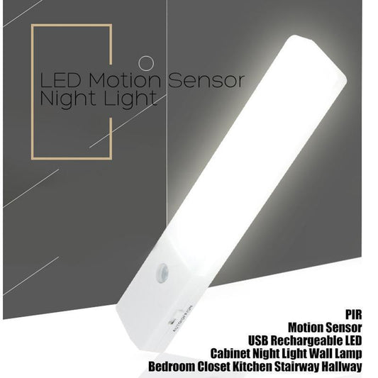 EL608 Rechargeable Infrared Motion Sensor Wall LED Night Light Torch (Warm White) | Auzzi Store