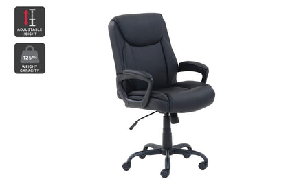 Ergolux Boston PU Padded Mid Back Office Chair