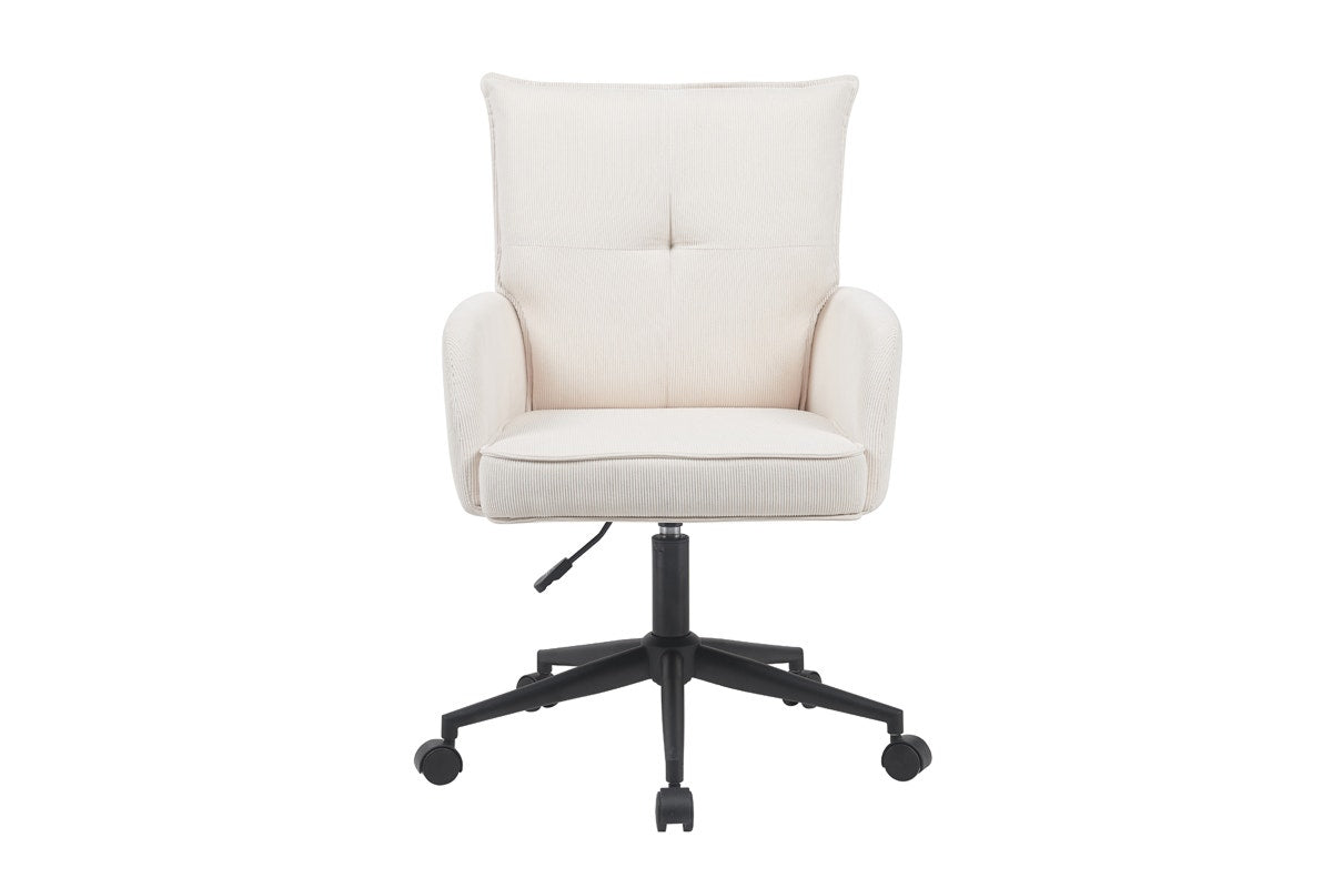 Ergolux Betty Fabric Office Chair (Beige/Black)