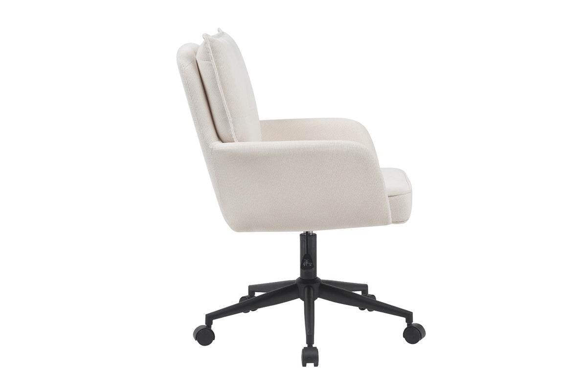 Ergolux Betty Fabric Office Chair (Beige/Black)