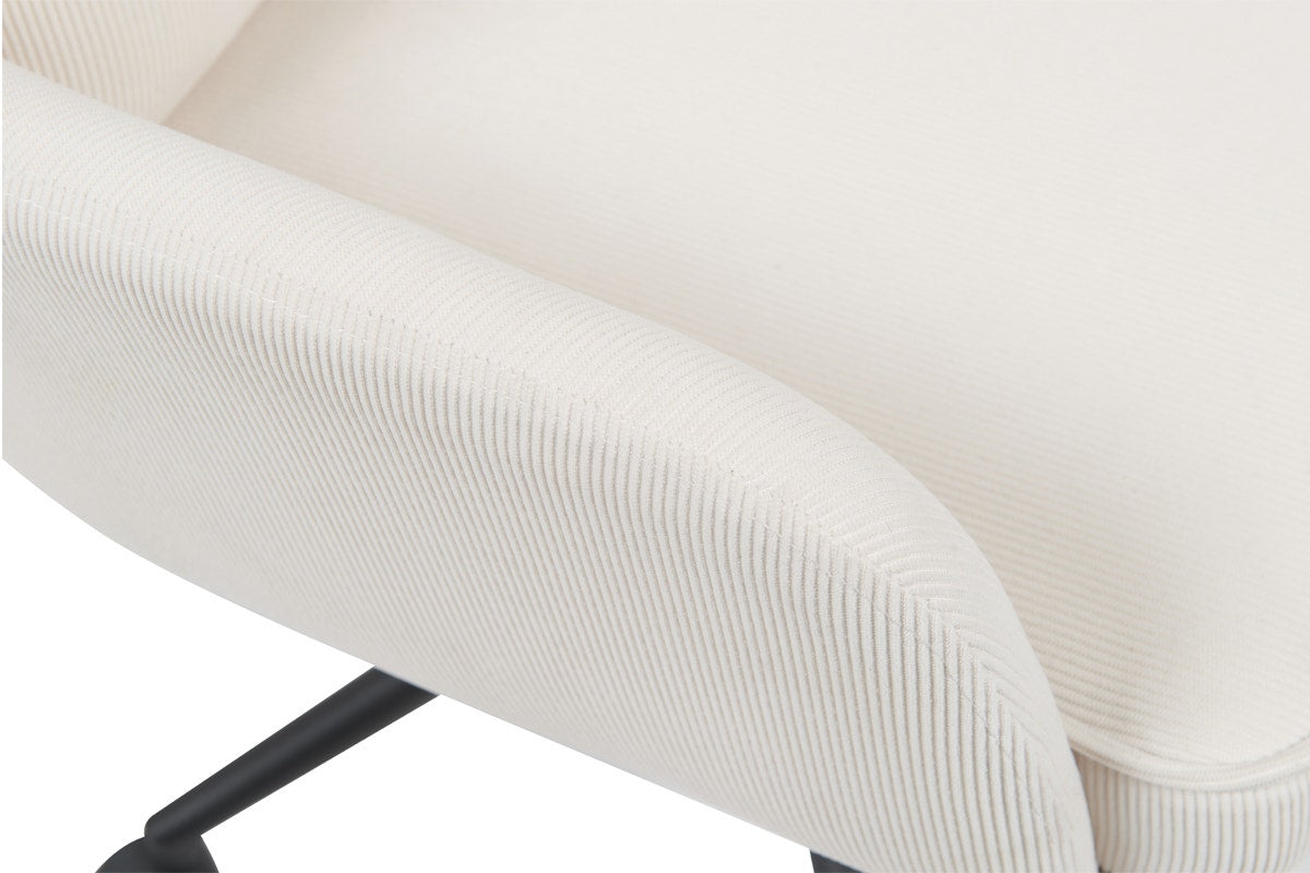 Ergolux Betty Fabric Office Chair (Beige/Black)