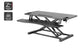 Ergolux Pro Height Adjustable Sit Stand Desk Riser 95cm (Black)