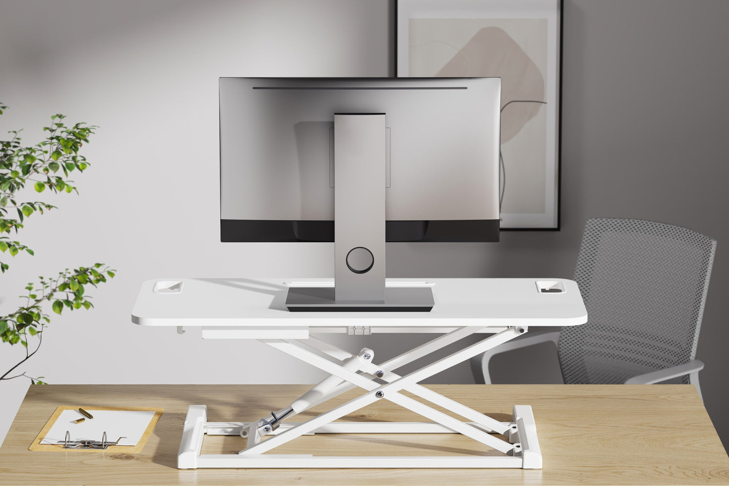Ergolux Pro Height Adjustable Sit Stand Desk Riser