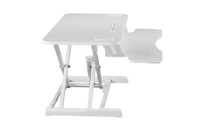 Ergolux Pro Height Adjustable Sit Stand Desk Riser 95cm - White