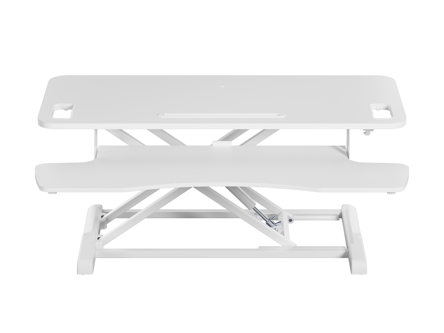 Ergolux Pro Height Adjustable Sit Stand Desk Riser 95cm (White)