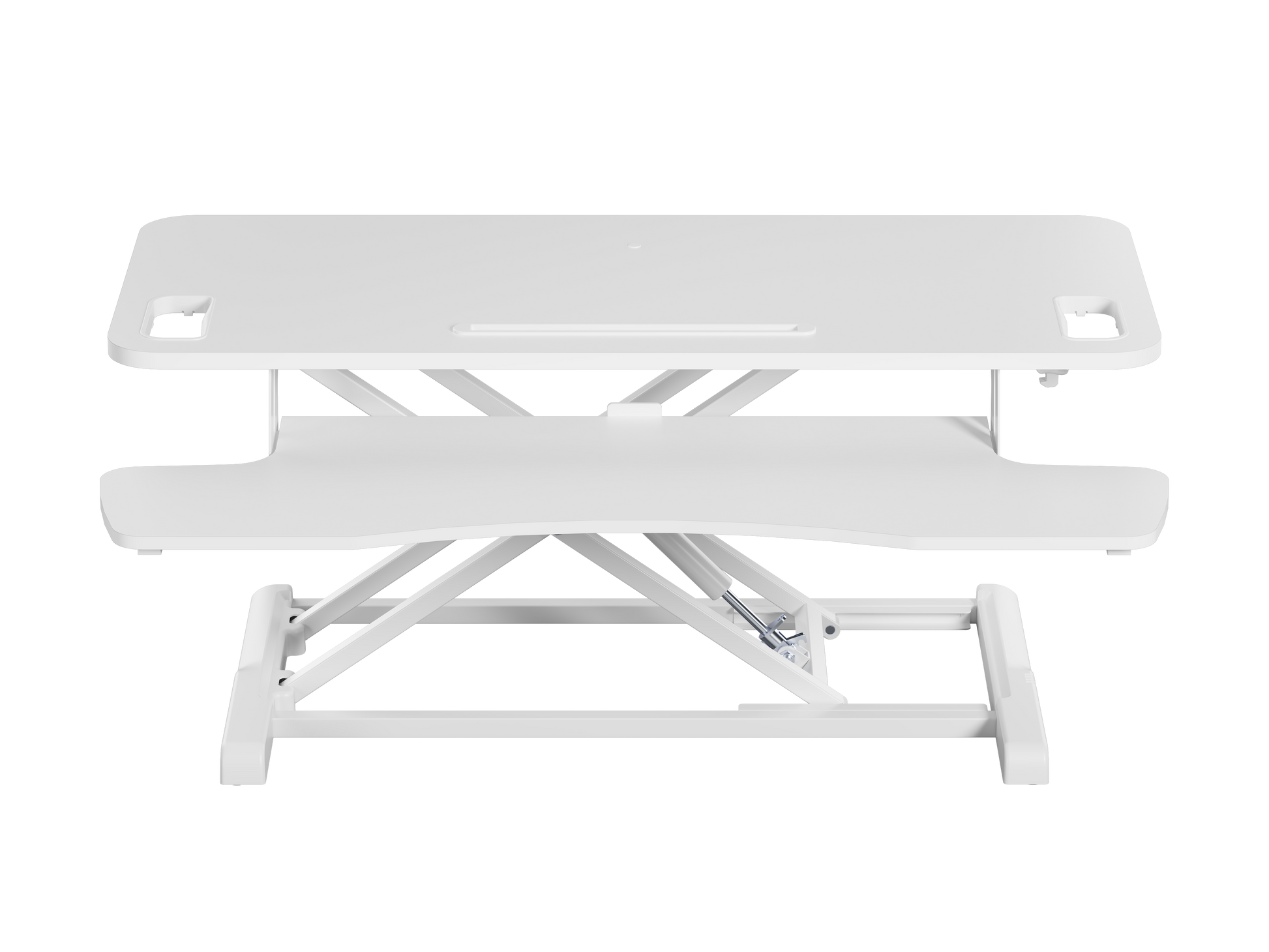 Ergolux Pro Height Adjustable Sit Stand Desk Riser 95cm (White)