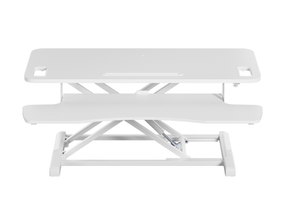 Ergolux Pro Height Adjustable Sit Stand Desk Riser 95cm (White)