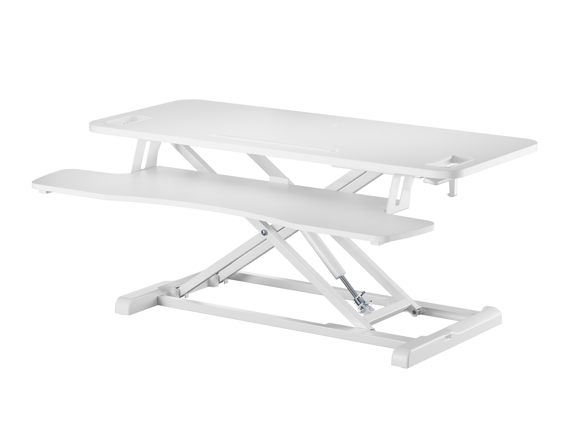 Ergolux Pro Height Adjustable Sit Stand Desk Riser 95cm (White)