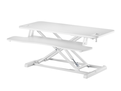 Ergolux Pro Height Adjustable Sit Stand Desk Riser 95cm (White)