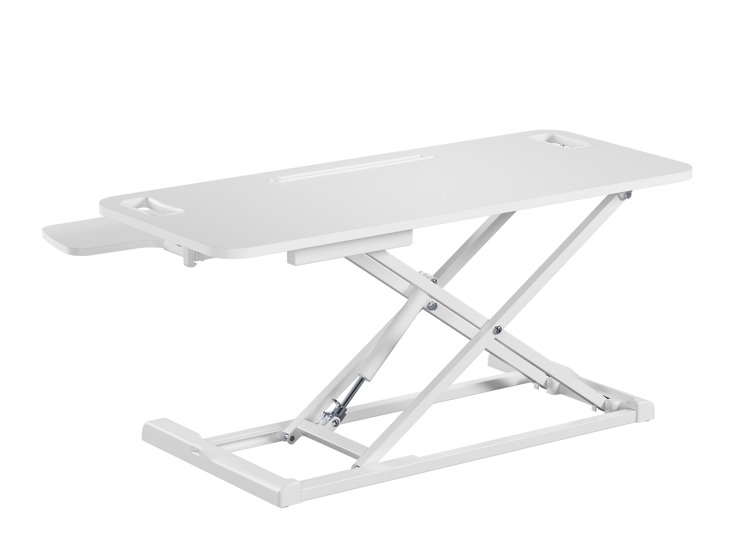 Ergolux Pro Height Adjustable Sit Stand Desk Riser 95cm (White)