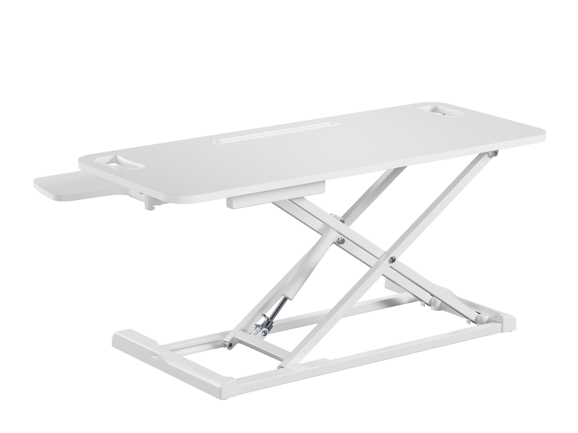 Ergolux Pro Height Adjustable Sit Stand Desk Riser 95cm (White)