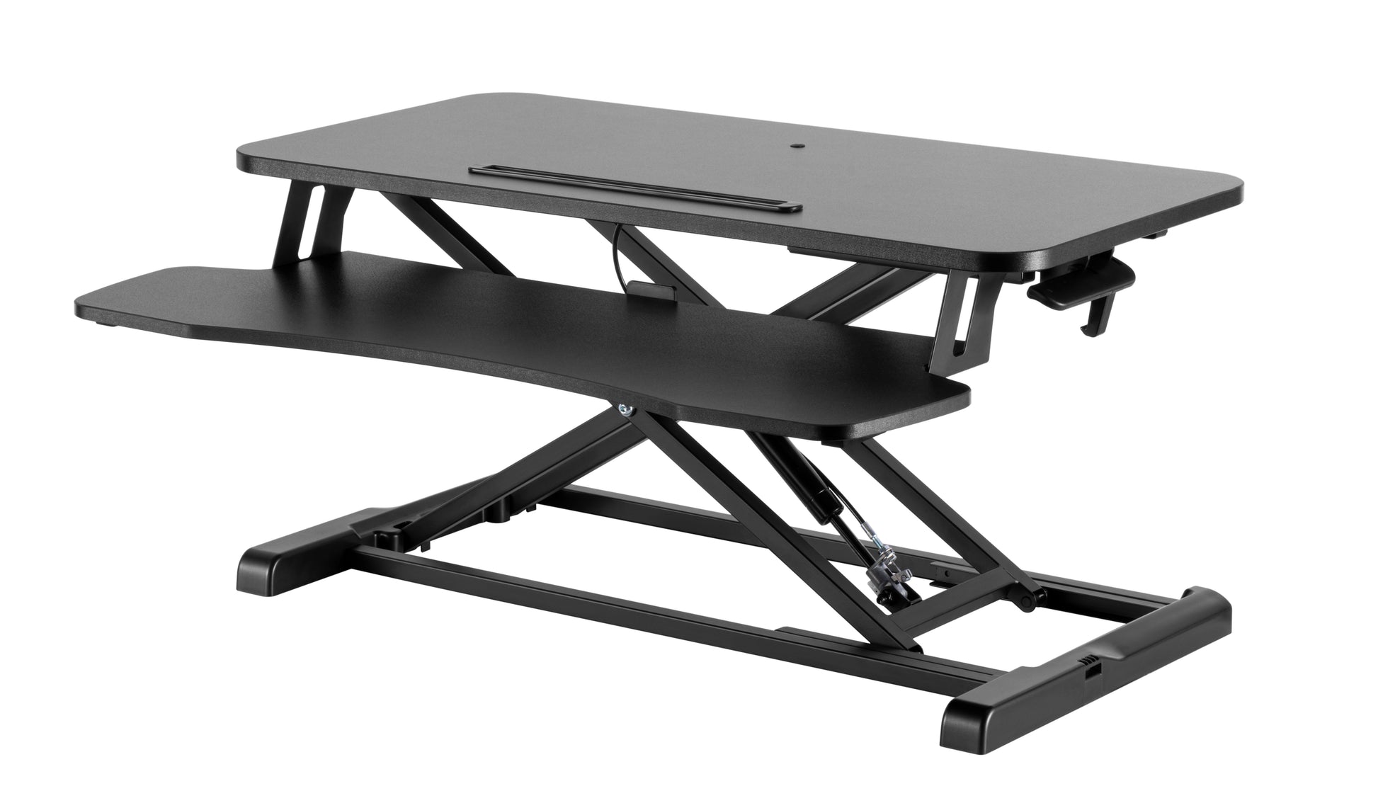 Ergolux Pro Height Adjustable Sit Stand Desk Riser 80cm (Black)