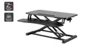 Ergolux Pro Height Adjustable Sit Stand Desk Riser Black Medium